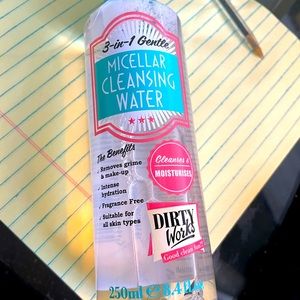 Dirty Works Micellar Cleaning Water.